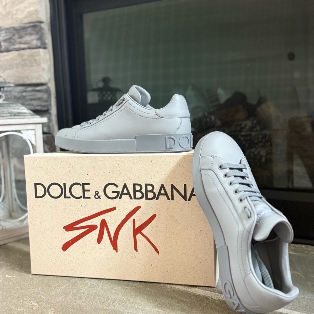Dolce & Gabbana Men's Light Gray Sneakers